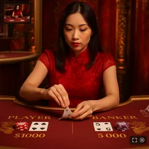 Kingmaker Casino - Live Baccarat Table Game
